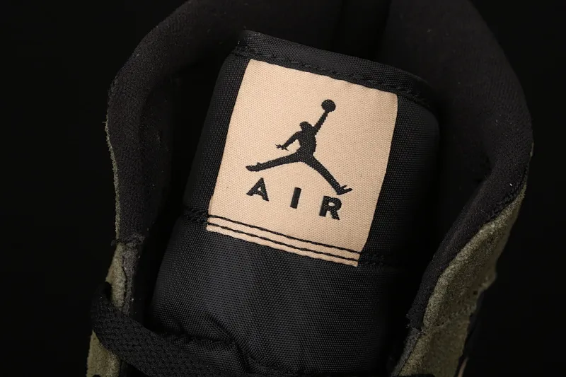 All Categories Air Jordan Jordan Series Basketball Shoes Air Jordan 1 Mid Air Jordan 1 Mid AJ1 Joe 1 Army Green Mid-top Versatile Casual Sports Shoes BQ6472-030